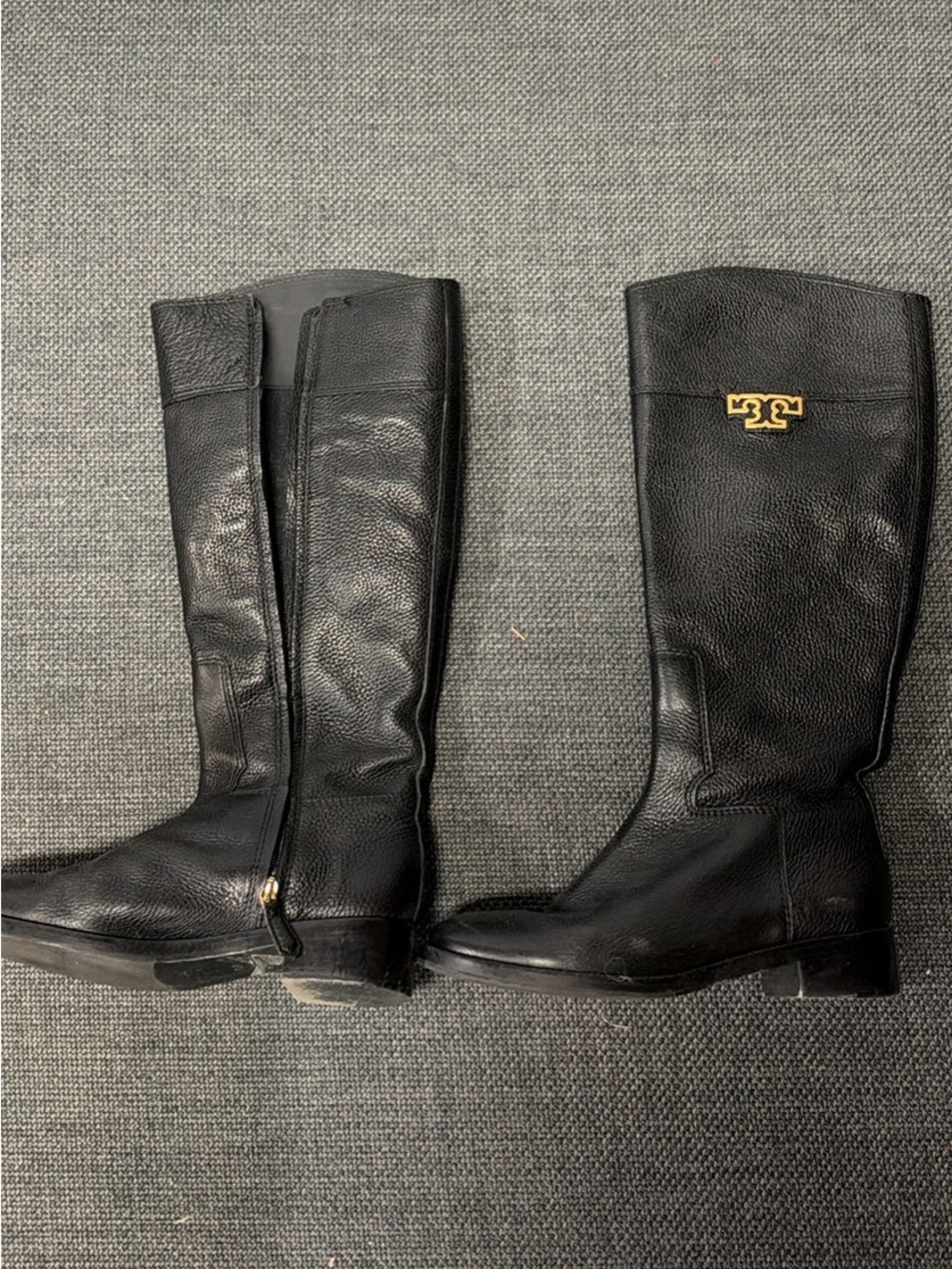 Tory Burch Leather Riding Boots